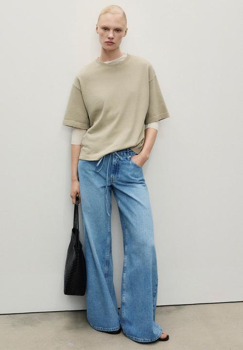 MANGO - Jeans Olivia - Open Blue