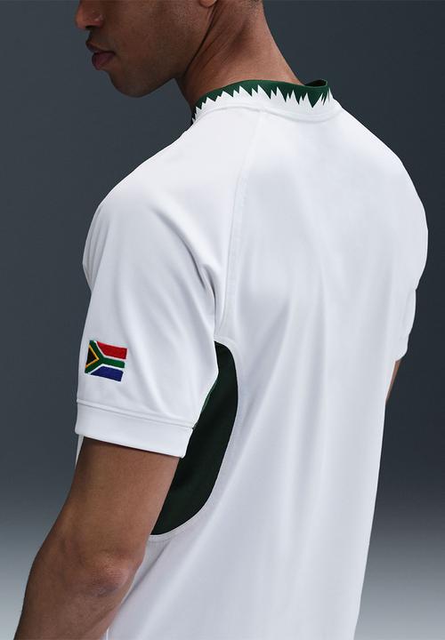 Nike - Springbok Men's Away 25/26 Stadium Jersey - White/Gorge Green