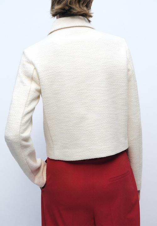 MANGO - Jacket Shelly - Light Beige