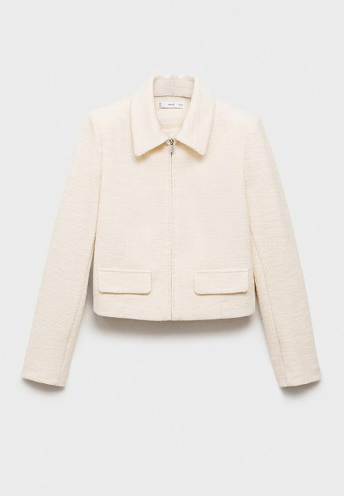MANGO - Jacket Shelly - Light Beige