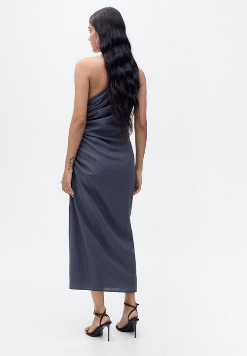 MANGO - Dress Naty3 - Medium Blue