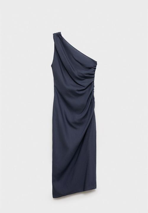 MANGO - Dress Naty3 - Medium Blue
