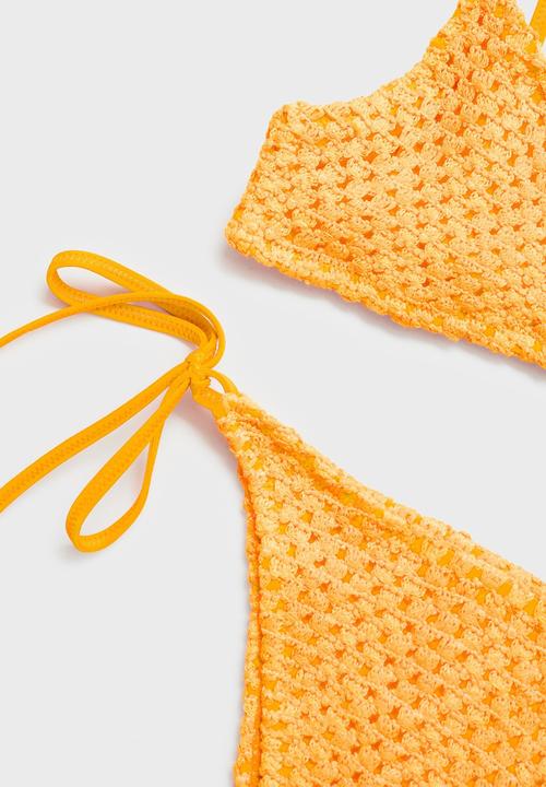 MANGO - Bikini Pantie Antalia - Light Pastel Yellow