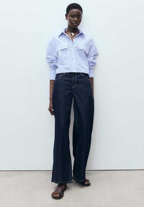 MANGO - Shirt Maneli - Medium Blue