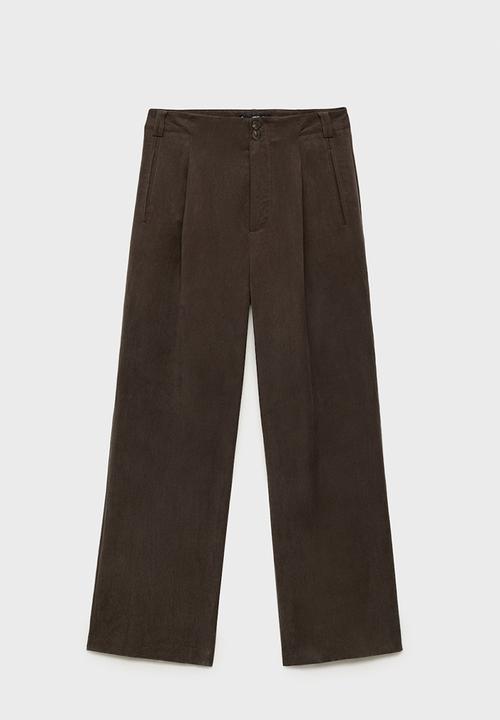 MANGO - Trousers Adrian - Brown