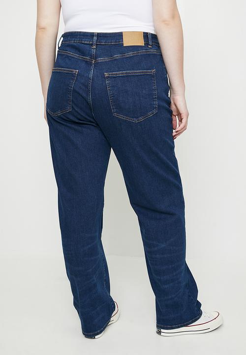 Cotton On - Plus size curvy stretch straight jean-mandy blue