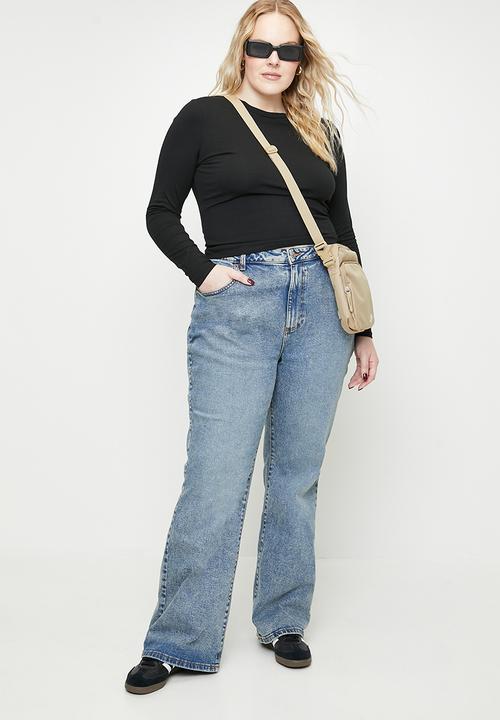 Cotton On - Plus curvy flare jean - mia blue