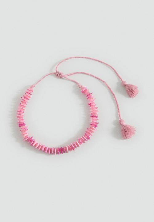 MANGO - Necklace Pinky - Pink