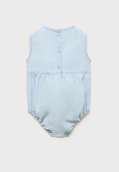 MANGO - Overall Ascain - Open Blue