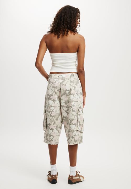 Cotton On - Cargo jort - camo