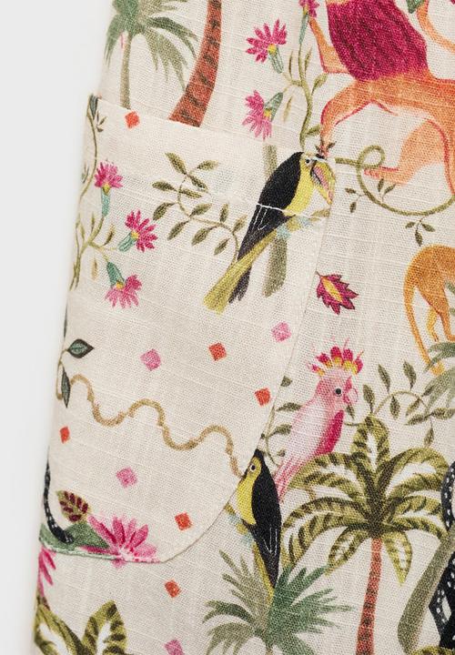 MANGO - Dress Banana - Light Beige