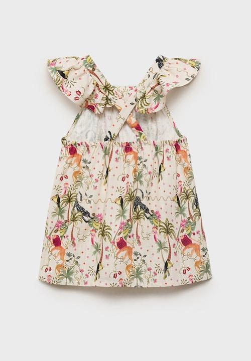 MANGO - Dress Banana - Light Beige