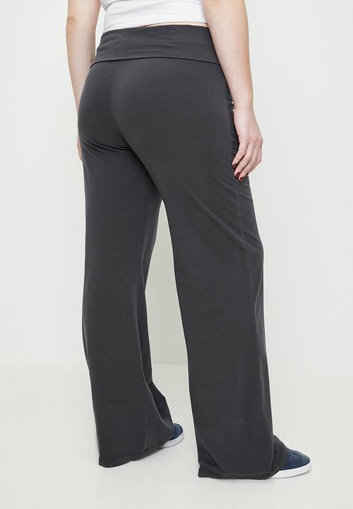 Cotton On - Plus bella straight leg pant-washed slate