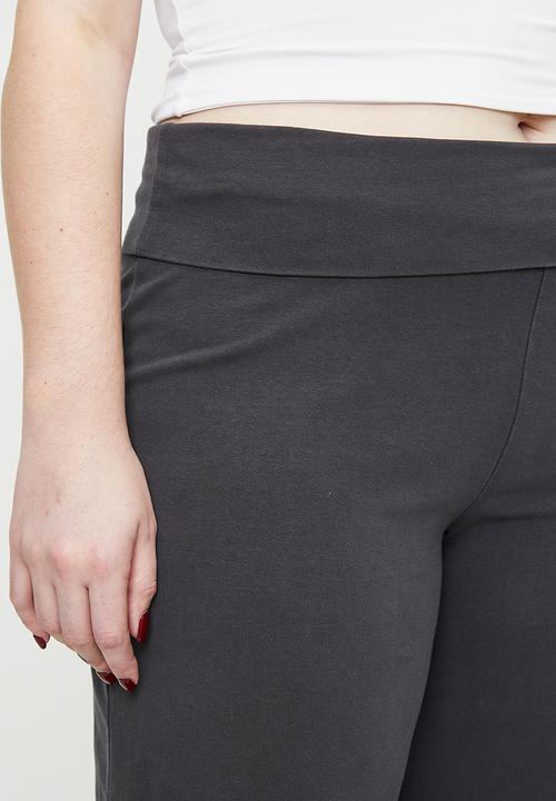 Cotton On - Plus bella straight leg pant-washed slate