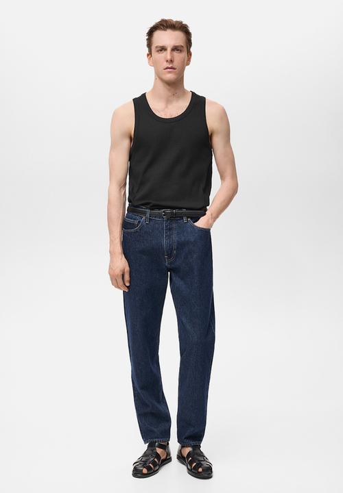 MANGO - T-Shirt DELTA - black