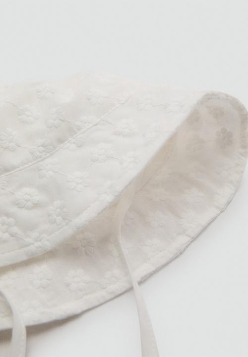 MANGO - Bucket hat brody - white