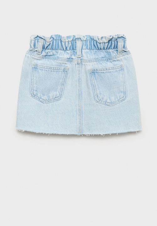 MANGO - Skirt sussi - open blue