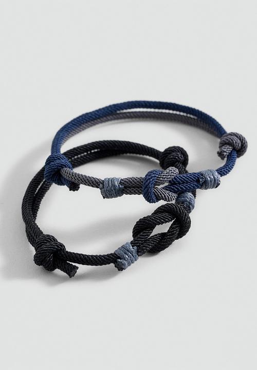 MANGO - Bracelet nautic - black