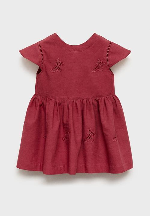 MANGO - Dress arlet - red