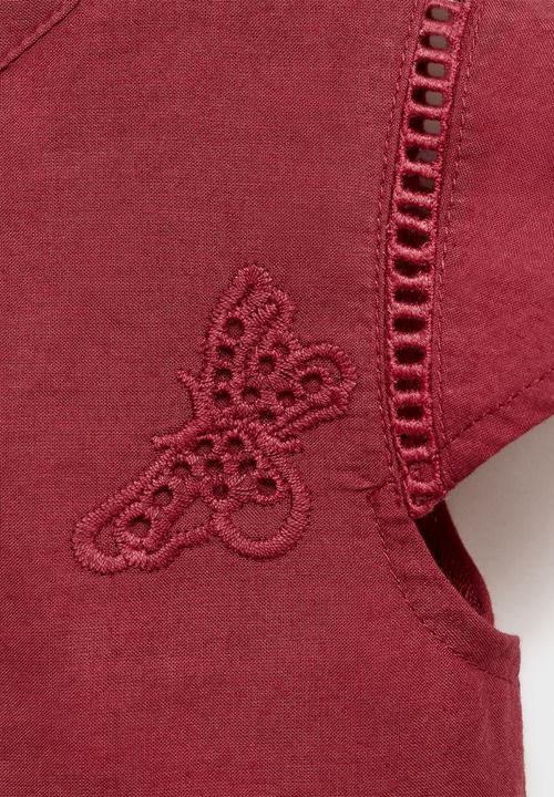 MANGO - Dress arlet - red
