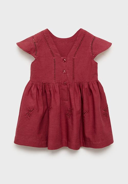 MANGO - Dress arlet - red