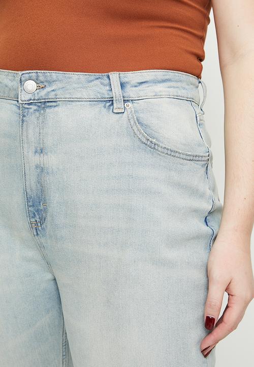 Cotton On - Plus curvy flare jean-halen blue