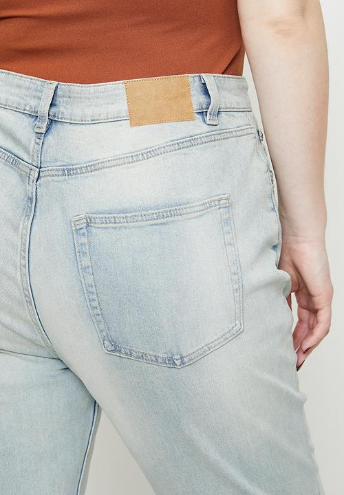 Cotton On - Plus curvy flare jean-halen blue