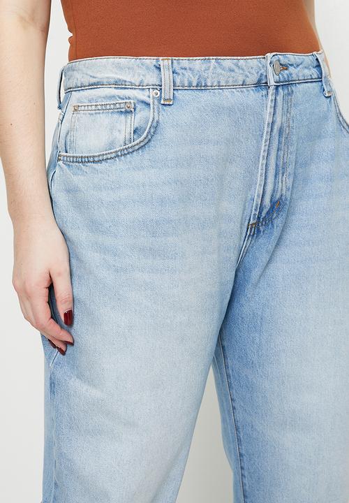 Cotton On - Plus curvy 91 straight jean-rush blue