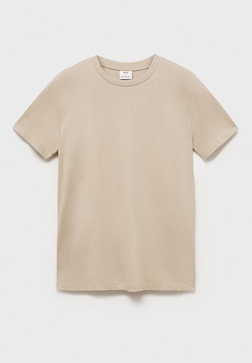 MANGO - T-Shirt CHERLO - Light Beige