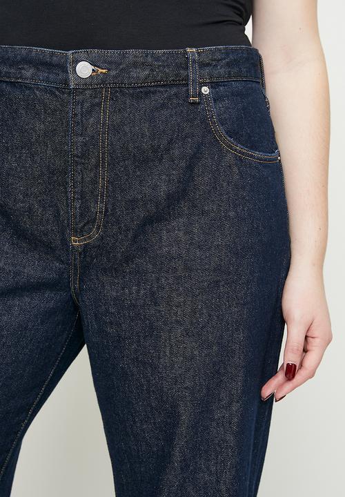 Cotton On - Plus size relaxed wide jean-shutter blue