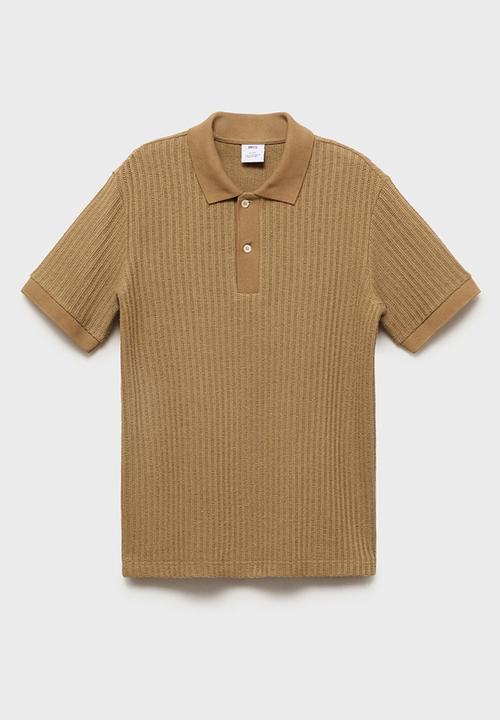 MANGO - Poloshirt OPENP - Beige