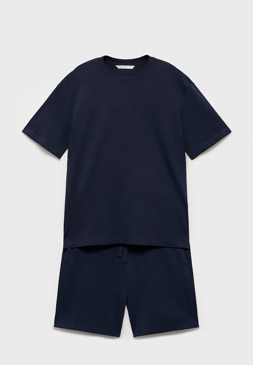 MANGO - Pyjama SLEEP - Navy