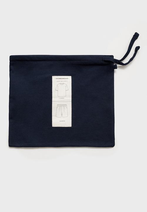 MANGO - Pyjama SLEEP - Navy