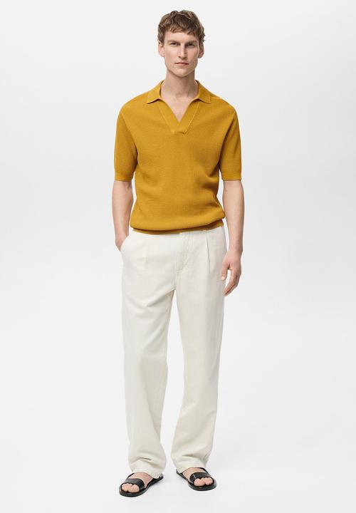 MANGO - Poloshirt BOMBAY - Medium Yellow