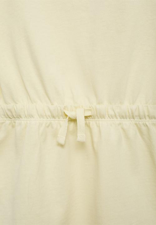 MANGO - Dress alex - amarillo pastel