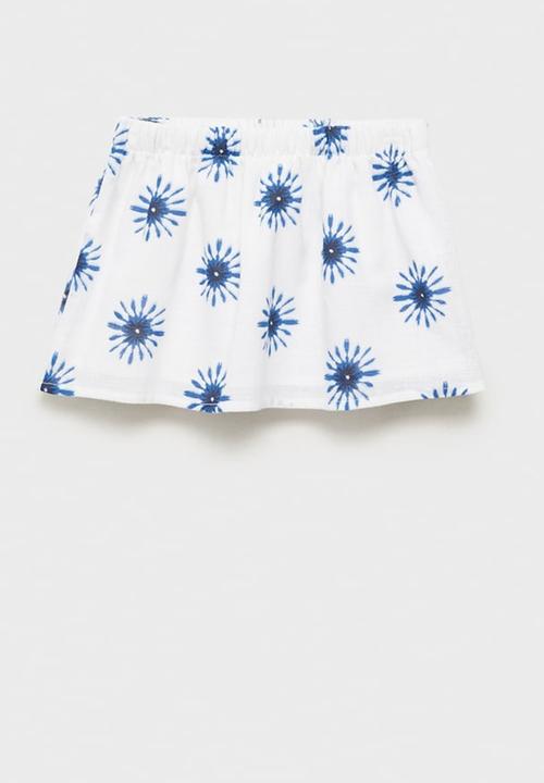 MANGO - Skirt solf - white