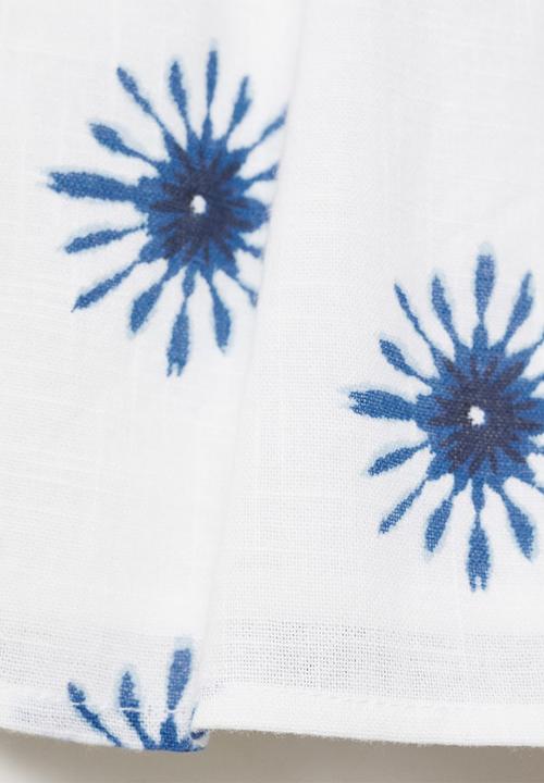MANGO - Skirt solf - white