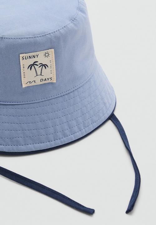 MANGO - Bucket hat caribe - medium blue