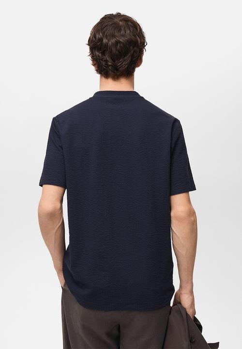 MANGO - T-Shirt SEER - Navy