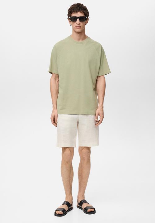 MANGO - T-Shirt CIRCO - Light Pastel Green