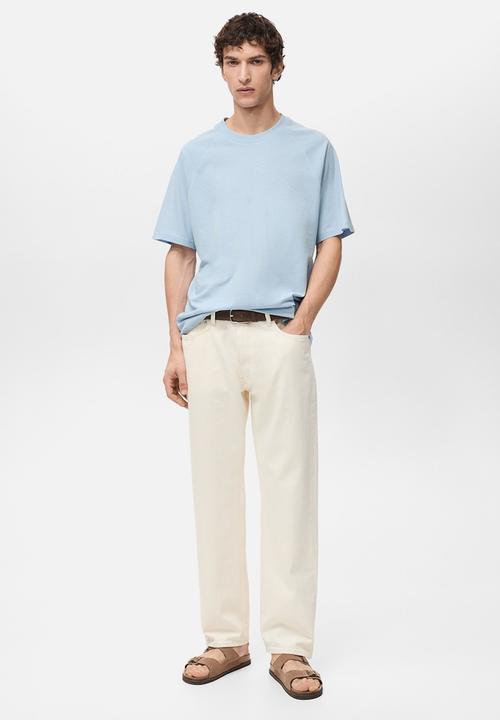 MANGO - T-Shirt CIRCO - Light Pastel Blue