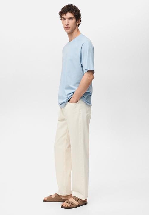 MANGO - T-Shirt CIRCO - Light Pastel Blue