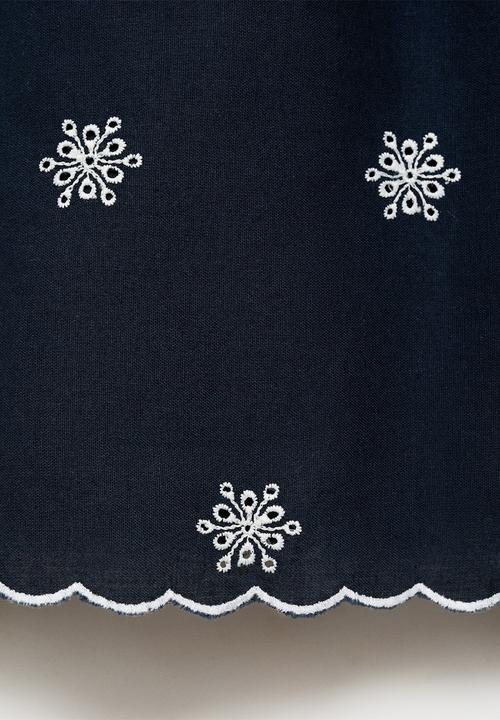 MANGO - Dress lilia - navy