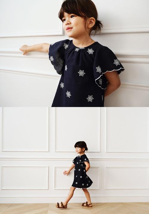 MANGO - Dress lilia - navy