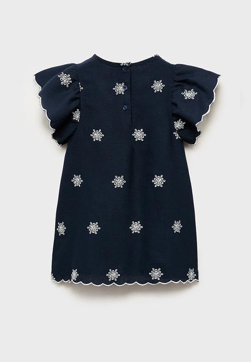 MANGO - Dress lilia - navy