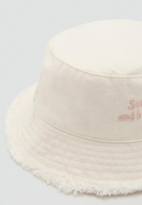MANGO - Bucket hat sunnyb - light beige