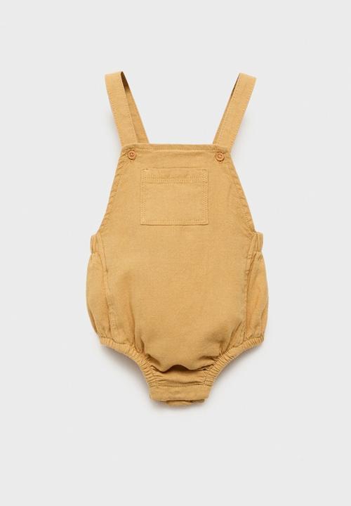 MANGO - Romper camel - medium yellow