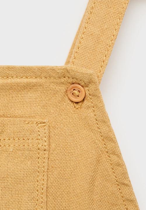 MANGO - Romper camel - medium yellow