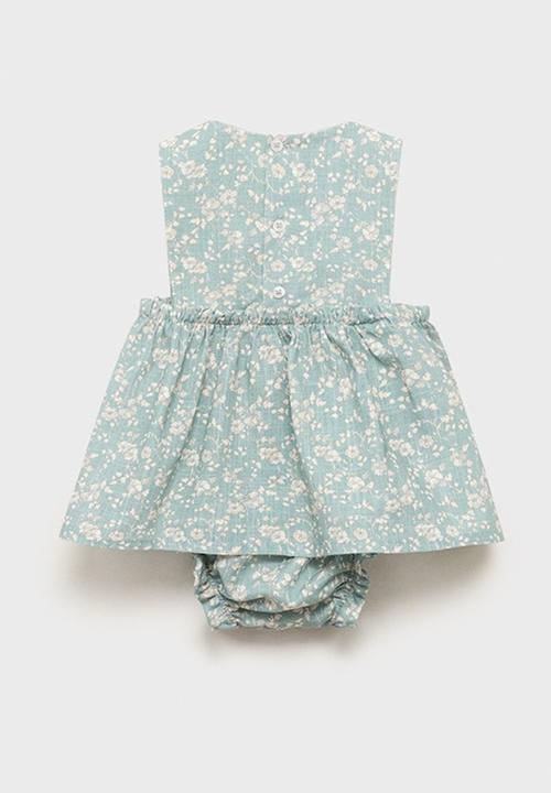 MANGO - Dress ginger - green