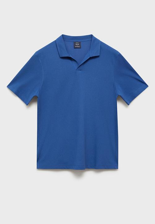 MANGO - Poloshirt TAGA - Light Pastel Blue